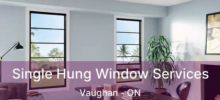 Single Hung Window Services Vaughan - ON