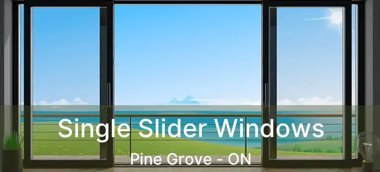  Single Slider Windows Pine Grove - ON
