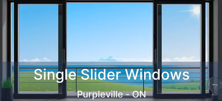 Single Slider Windows Purpleville - ON