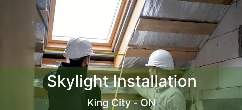 Skylight Installation King City - ON