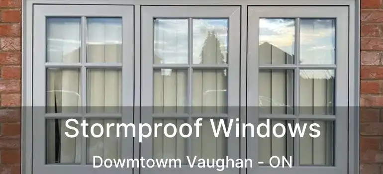 Stormproof Windows Dowmtowm Vaughan - ON