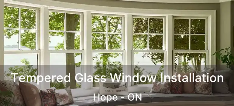  Tempered Glass Window Installation Hope - ON