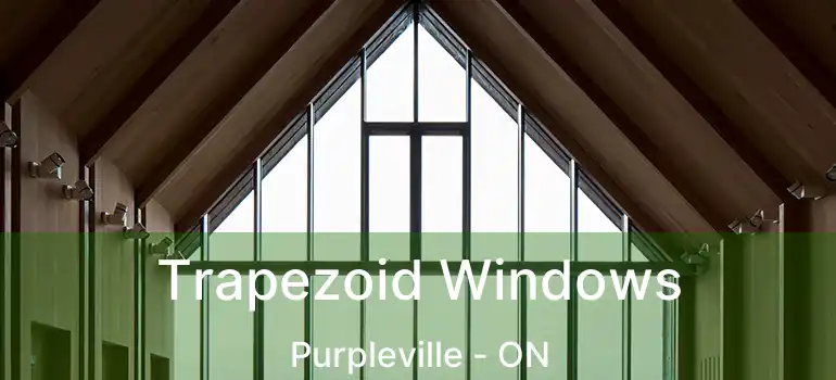  Trapezoid Windows Purpleville - ON