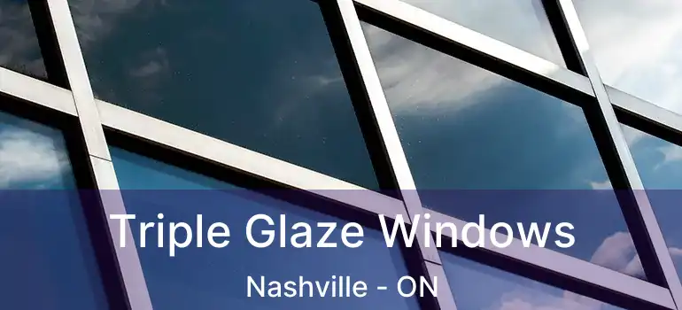 Triple Glaze Windows Nashville - ON
