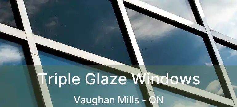  Triple Glaze Windows Vaughan Mills - ON