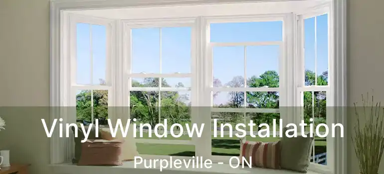 Vinyl Window Installation Purpleville - ON