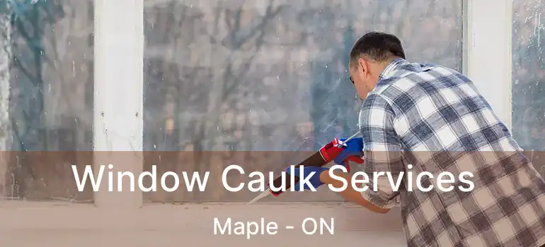  Window Caulk Services Maple - ON
