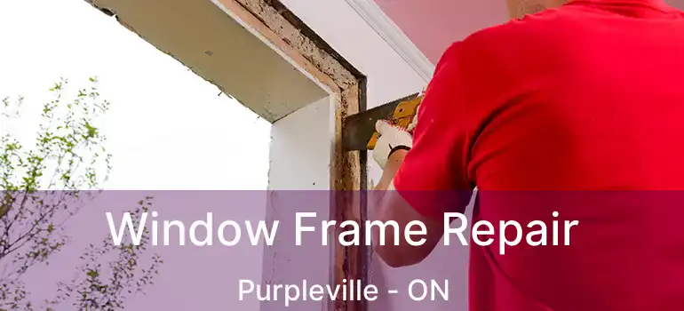  Window Frame Repair Purpleville - ON