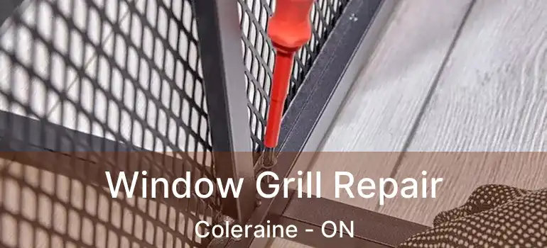 Window Grill Repair Coleraine - ON