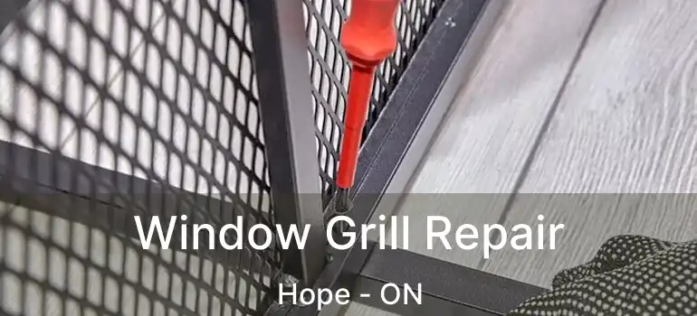 Window Grill Repair Hope - ON
