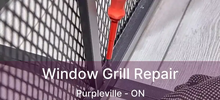 Window Grill Repair Purpleville - ON