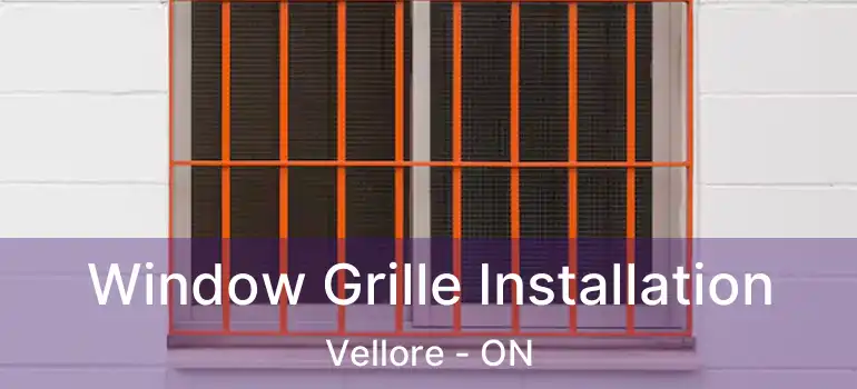  Window Grille Installation Vellore - ON