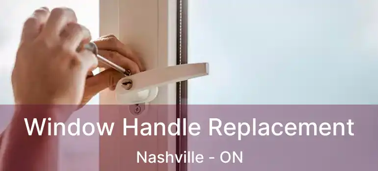  Window Handle Replacement Nashville - ON