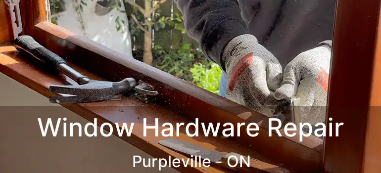  Window Hardware Repair Purpleville - ON