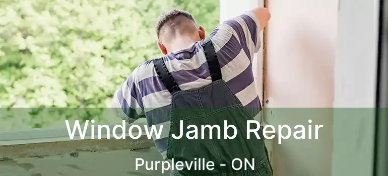 Window Jamb Repair Purpleville - ON