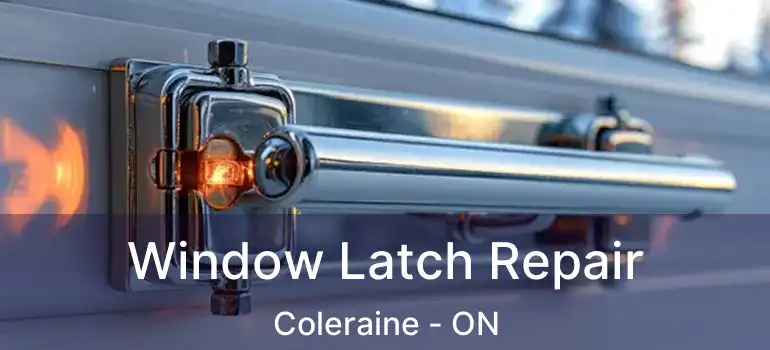  Window Latch Repair Coleraine - ON