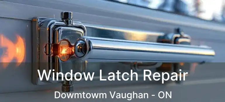  Window Latch Repair Dowmtowm Vaughan - ON