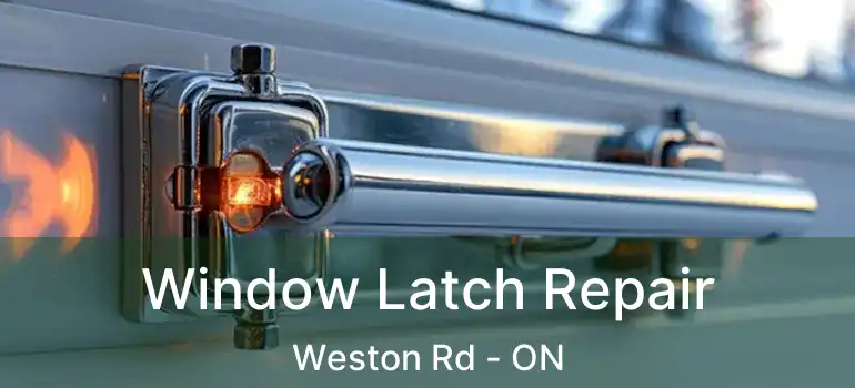  Window Latch Repair Weston Rd - ON