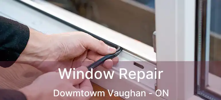 Window Repair Dowmtowm Vaughan - ON