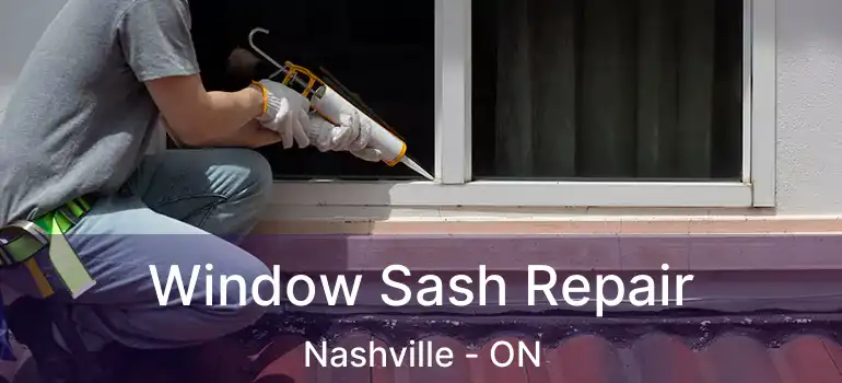  Window Sash Repair Nashville - ON