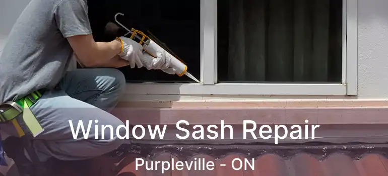  Window Sash Repair Purpleville - ON