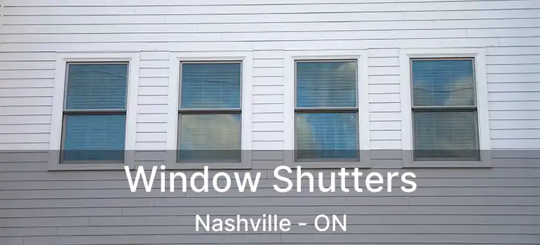  Window Shutters Nashville - ON