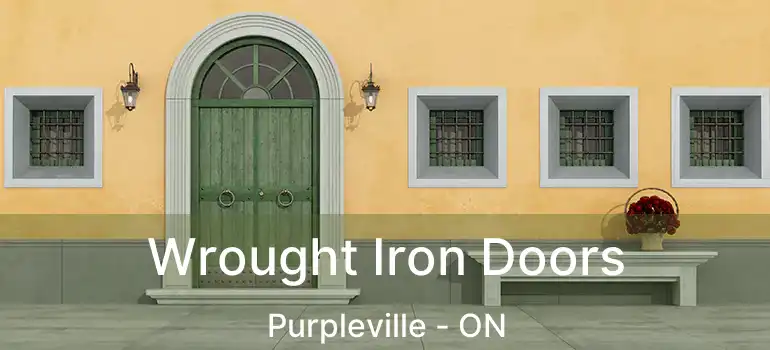  Wrought Iron Doors Purpleville - ON
